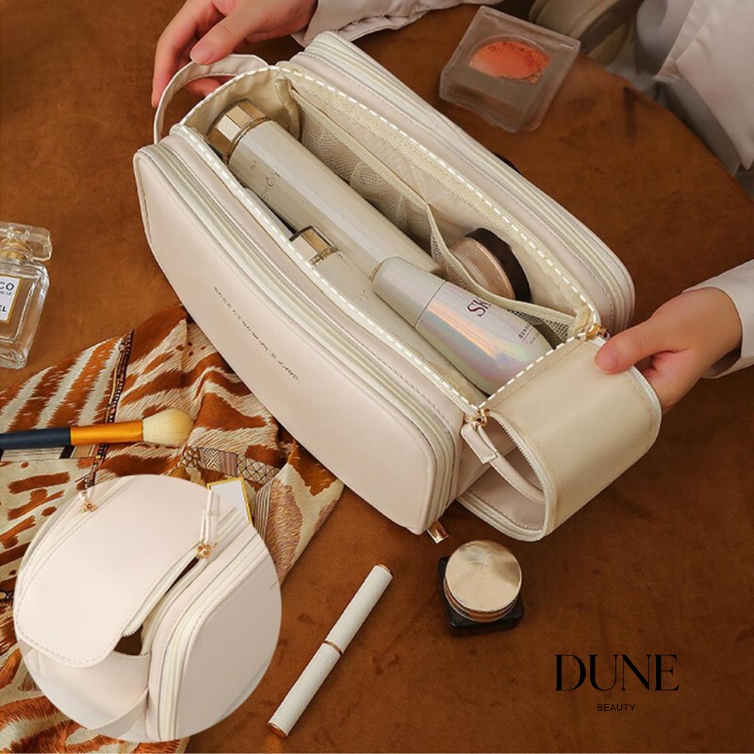 Dune™ Leather Makeup Bag